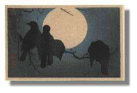 Four Crows and the Moon