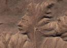 Huge Native American Face on Google Earth
